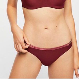 NWT Free People Zoey Cut Out Bikini Panties Underwear Size Small (2-4)
